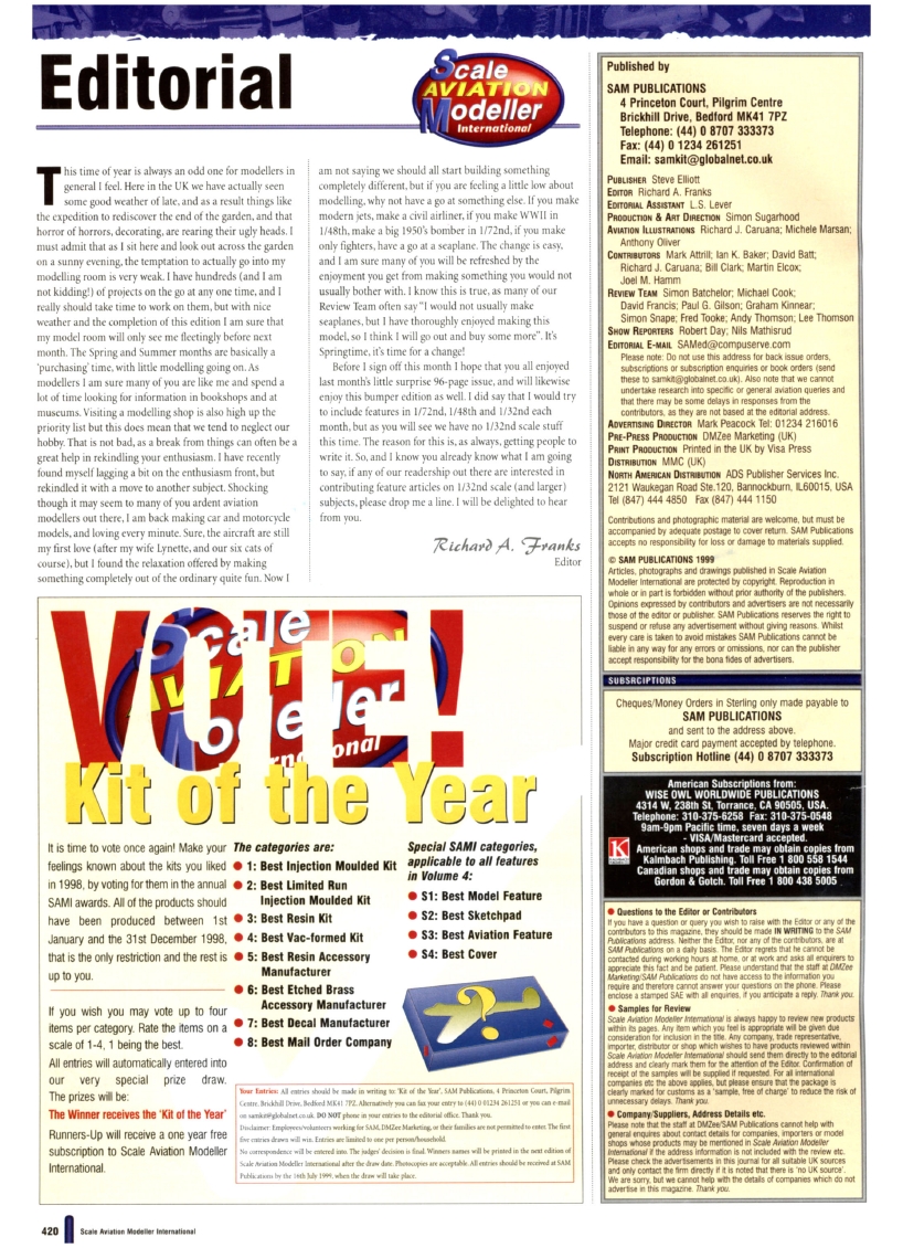 Scale Aviation Modeller International 1999-06